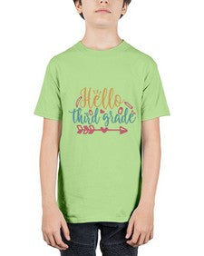 hello third grade 343# - third grade - Youth Tee Unisex
