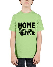 home is where the tea is 1055# - tea - Youth Tee Unisex