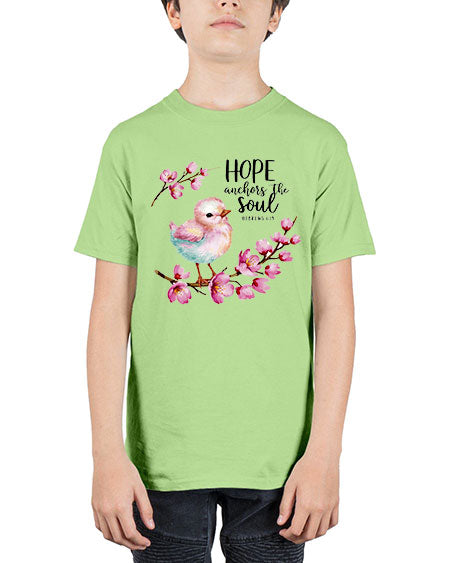 hope anchors the soul 41# - birds - Youth Tee Unisex
