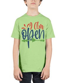 i am open Style 100# - motivation - Youth Tee Unisex