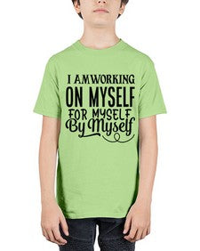 i am working make today ridiculously amazing Style 98# - motivation - Youth Tee Unisex
