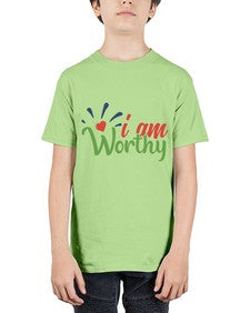 i am worthy Style 97# - motivation - Youth Tee Unisex