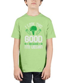 i look this good because im vegan 1131# - vegan - Youth Tee Unisex