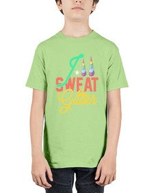 i sweat glitter 190# - unicorn - Youth Tee Unisex