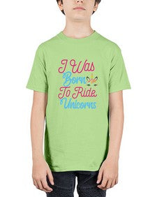 i was born to ride unicorns 201# - unicorn - Youth Tee Unisex