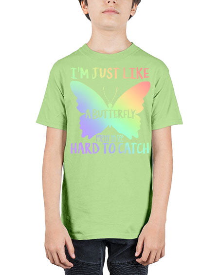 im just like a butterfly pretty to see - butterfly - Youth Tee Unisex