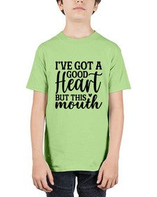 ive got a good heart but this mouth 682# - sassy - Youth Tee Unisex