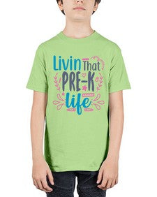 livin that pre k life 498# - prek headstart - Youth Tee Unisex