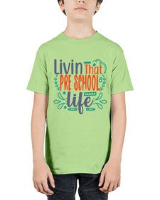 livin that pre school life 500# - prek headstart - Youth Tee Unisex