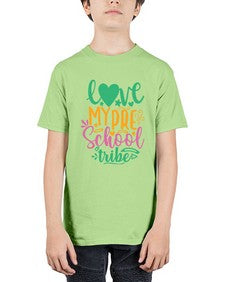 love my pre school tribe 521# - prek headstart - Youth Tee Unisex