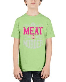 meat is murder 334# - vegan - Youth Tee Unisex