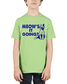 meows its going - cats - Youth Tee Unisex