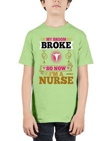 my broombroke so now Style 290# - nurse - Youth Tee Unisex