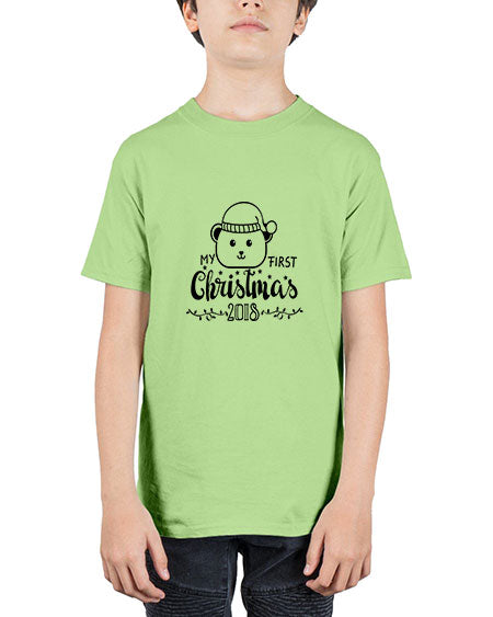 my first christmas bear black 191# - bears - animals - Youth Tee Unisex