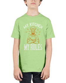 my kitchen my rules 353# - cooking - Youth Tee Unisex