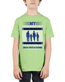 my mum and dad had worked incredibly hard to afford me an education 472# - parents day - Youth Tee Unisex
