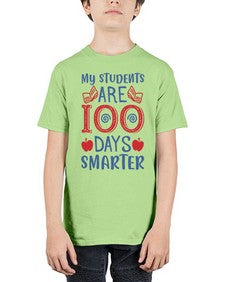 my students are days smarter 543# - one hundred days - Youth Tee Unisex