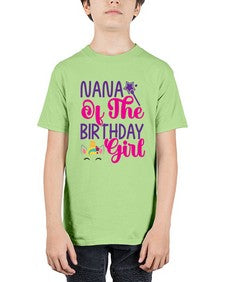 nana of the birthday girl 328# - unicorn - Youth Tee Unisex