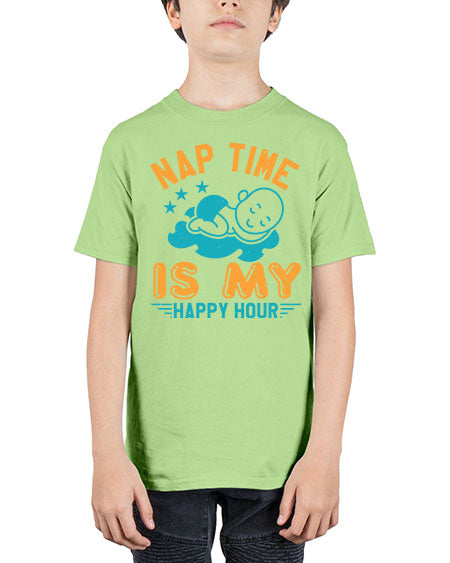 nap time is my happy hour Style 160# - baby shower - Youth Tee Unisex