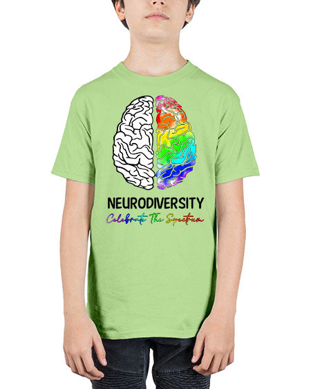 neurodiversity celebrate the specturm - autism - Youth Tee Unisex