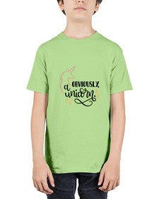 obviously a unicorn 334# - unicorn - Youth Tee Unisex