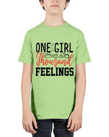 one girl thousand feelings 337# - unicorn - Youth Tee Unisex