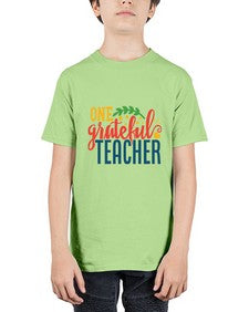 one grateful teacher Style 321# - teacher - Youth Tee Unisex