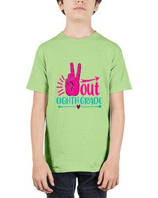 out eight grade 606# - eighth grade - Youth Tee Unisex