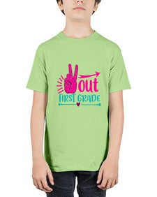 out first grade 607# - first grade - Youth Tee Unisex