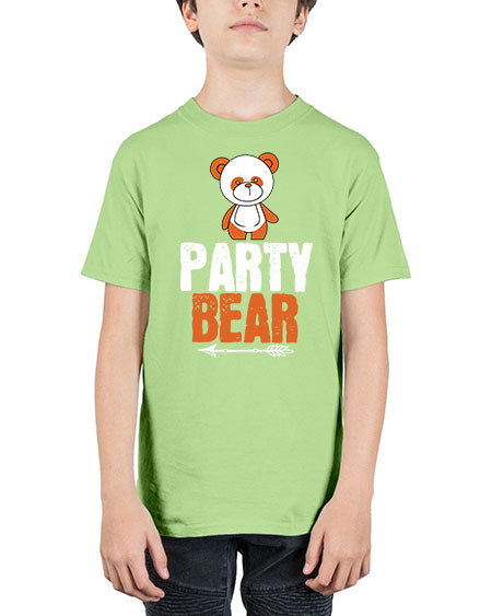 party bear 225# - bears - animals - Youth Tee Unisex