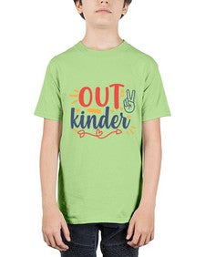 peace out kinder 631# - kindergarten - Youth Tee Unisex
