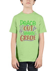 peace out seventh grade 644# - seventh grade - Youth Tee Unisex