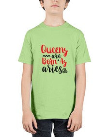 queens Are Born As Aries 384# - aries - Youth Tee Unisex