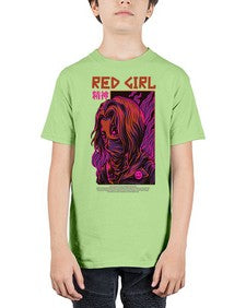 red girl feuaf 1012# - art pop art - Youth Tee Unisex
