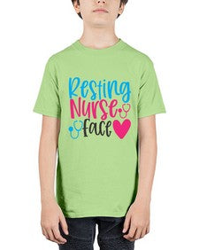 resting nurse face Style 1354# - nurse - Youth Tee Unisex
