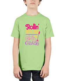 rollin into second grade 783# - second grade - Youth Tee Unisex