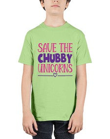 save the chubby unicorns 380# - unicorn - Youth Tee Unisex