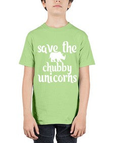 save the chubby unicorns 382# - unicorn - Youth Tee Unisex