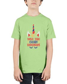 save the chubby unicorns 386# - unicorn - Youth Tee Unisex