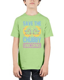 save the chubby unicorns 388# - unicorn - Youth Tee Unisex