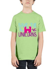 save the unicorns 390# - unicorn - Youth Tee Unisex