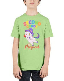 second Grade is Magical Unicorn 821# - second grade - Youth Tee Unisex