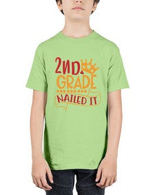 second grade nailed it 828# - second grade - Youth Tee Unisex