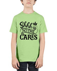 shhh no one cares 1041# - sassy - Youth Tee Unisex