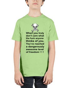 skull 117# - skull and bones - Youth Tee Unisex
