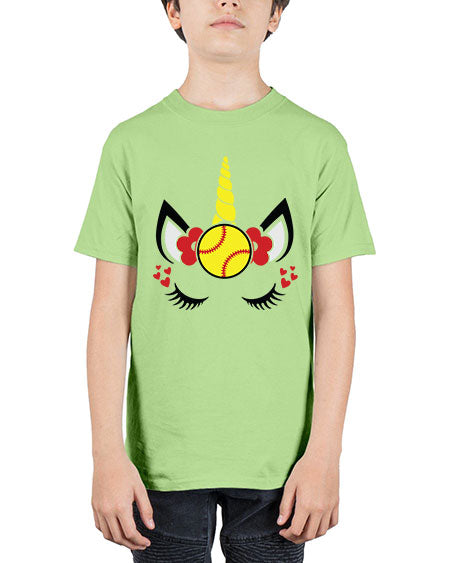 softball unicorn 397# - softball - Youth Tee Unisex