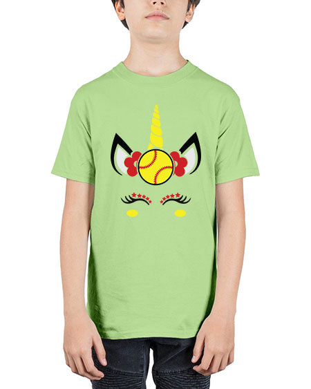 softball unicorn 399# - softball - Youth Tee Unisex