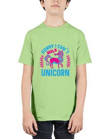 sorry i cant walk unicorn 409# - unicorn - Youth Tee Unisex