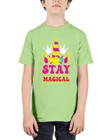 stay magical 425# - unicorn - Youth Tee Unisex