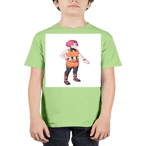 street girl wear orange outfit16# - anime - Youth Tee Unisex